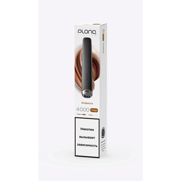 Электронка Plonq Plus Pro Black Эспрессо 4000 затяжек в Санкт-Петербурге