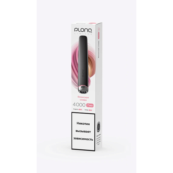 Электронка Plonq Plus Pro Black Японская Слива 4000 затяжек в Санкт-Петербурге