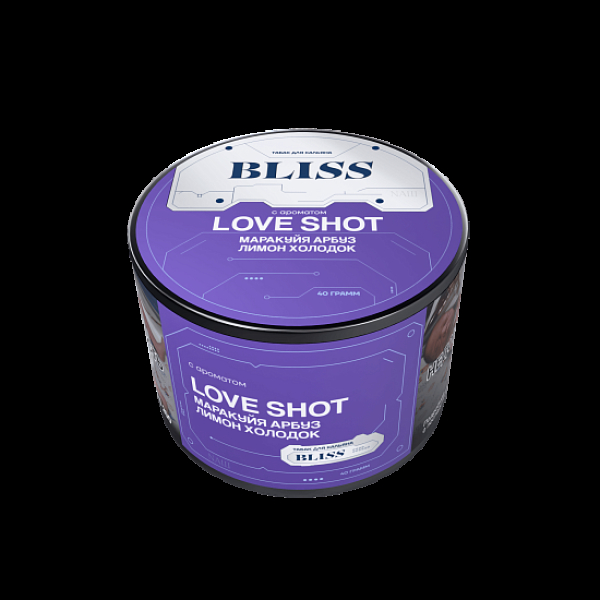 Табак Bliss Love Shot Маракуйя Арбуз Лимон Холодок 40 грамм в Санкт-Петербурге