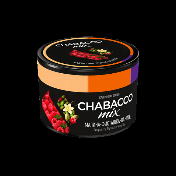 Бестабачная смесь Chabacco Mix Raspberry Pistachio Vanilla Малина Фисташка Ваниль Medium 40 грамм в Санкт-Петербурге