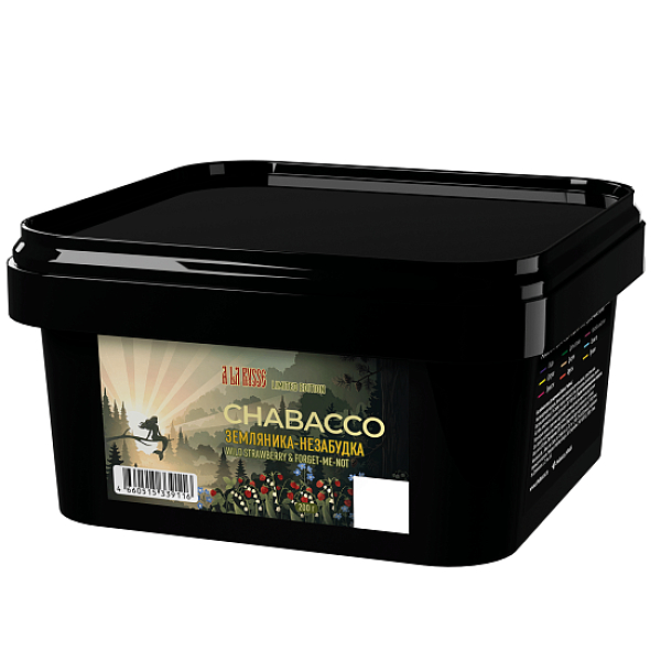 Бестабачная смесь Chabacco Le Strawberry & Forget Me Not Земляника Незабудка Medium 200 грамм в Санкт-Петербурге